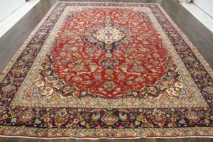 Persian Traditional Vintage Wool 9.5 X 13 Oriental Rug Handmade