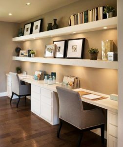 Beautiful and Subtle Home Office Design Ideas | Minimal Office