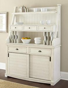 Amazon.com - Steve Silver Cayla Buffet with Hutch in Antique White