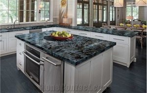 Labradorite Volga Blue Granite Countertops/Ukraine Blue Granite