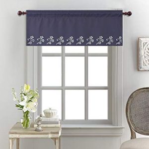 Amazon.com: KEQIAOSUOCAI Kitchen Valance for Window Rod Pocket