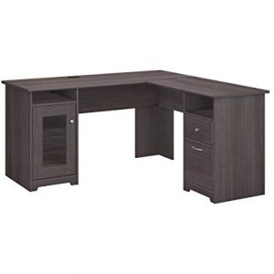 Amazon.com: Bush Furniture WC31730K L Shaped Computer Desk Heather