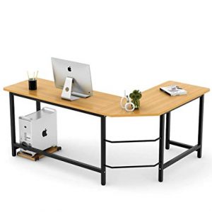 Amazon.com : Tribesigns Modern L-Shaped Desk Corner Computer Desk PC