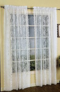 Windsor Lace Curtain - White - United - View All Curtains