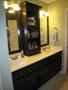 How to Make a Large Bathroom Mirror Look Designer | dream home