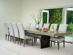 Extra Large Dining Tables. Wide Oak & Walnut Extending Dining Tables