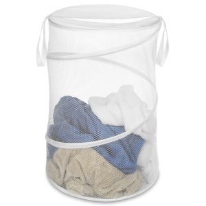 Whitmor Collapsible Laundry Hamper White - Walmart.com