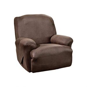 Amazon.com: Surefit Stretch Leather 1-Piece - Recliner Slipcover