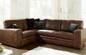 Abbey Leather Corner Settee | Leather Corner Sofas