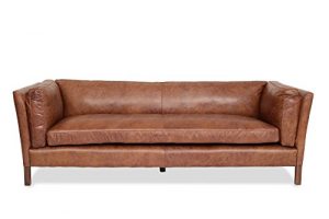 Amazon.com: Edloe Finch Modern Leather Sofa - Mid Century Modern