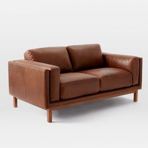 Dekalb Leather Loveseat (68