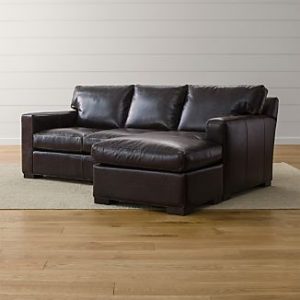 Leather Sectional Sleeper Sofas | Crate and Barrel