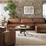 Amazon.com: Phoenix 100% Full Aniline Leather Sectional Sofa with