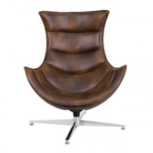 Swivel Leather Chairs You'll Love | Wayfair