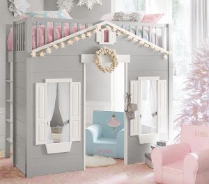 Playhouse Loft Bed | Pottery Barn Kids