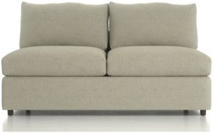 Lounge II Armless Loveseat + Reviews | Crate and Barrel