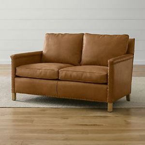 Leather Loveseats | Crate and Barrel