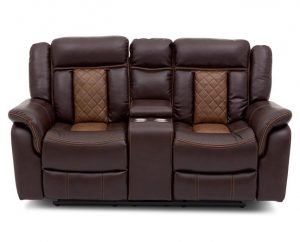 Martinsville Reclining Console Loveseat - Furniture Row