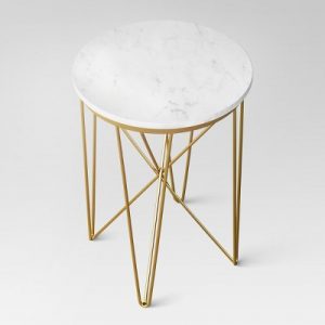 Marble Top Round Table Gold - Project 62™ : Target