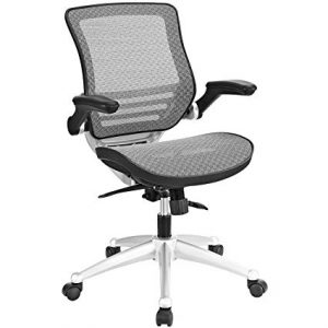 Amazon.com: Modway Edge All Mesh Office Chair With Flip-Up Arms In