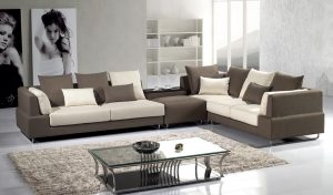 Modern Brown Microfiber Sectional Sofa - Shop for Affordable Home