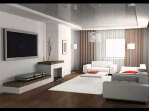 Modern minimalist living room interior design - YouTube