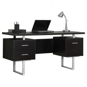 Modern Computer Desk - Black - EveryRoom : Target