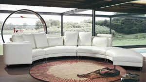 25 Contemporary Curved and Round Sectional Sofas