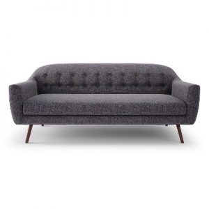 Casey Modern Curved Tufted Back Sofa : Target