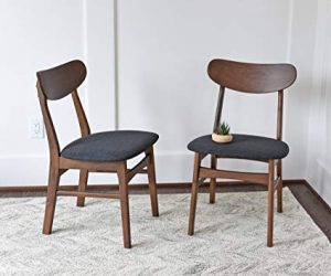 Amazon.com: Mid Century Modern Dining Chairs SET OF 2 by Edloe Finch