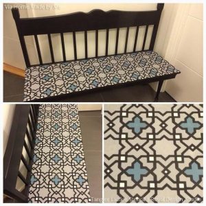 Moroccan Furniture Stencils | Small Tangier Lattice