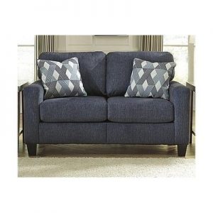 Shop Signature Design by Ashley, Burgos Contemporary Navy Loveseat