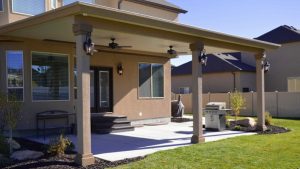 Stucco Trim Patio Covers in Utah | Boyd's Custom Patios