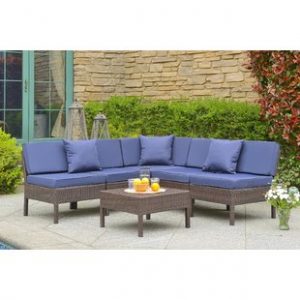 Navy Blue Patio Cushions | Wayfair