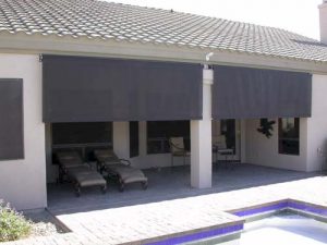 Roll Down Patio Shades | AAA Sun Control