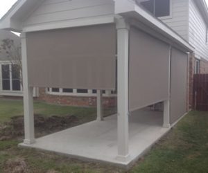 Atlanta Roll Up Patio Shades, Porch Shades