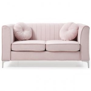 Blush Pink Loveseat | Wayfair