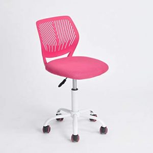 Amazon.com: Pink Office Task Adjustable Desk Chair Mid Back Home