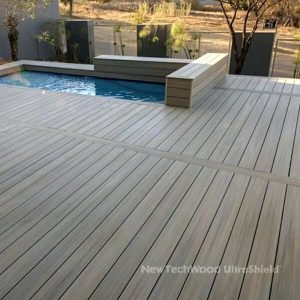 Plastic Deck Solid Swimming Pool Composite Decking Plastic Deck Wood