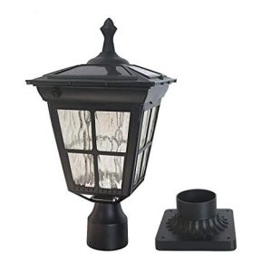 Kemeco ST4311AQ LED Cast Aluminum Solar Post Light Fixture with 3