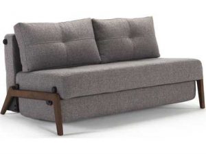 Innovation Cubed Walnut Legs Queen Size Sofa Bed | IV947440263