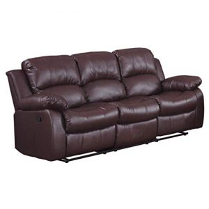 Leather Recliner Sofas: Amazon.com