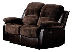 Amazon.com: Homelegance 9700FCP-2 Double Reclining Loveseat Plush