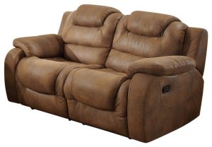 Homelegance Hoyt Double Reclining Loveseat in Bomber Jacket