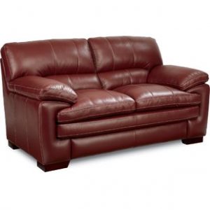 Barnstorm Red Leather Loveseat | Wayfair