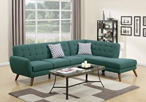 Amazon.com: Modern Retro Sectional Sofa (Laguna): Kitchen & Dining