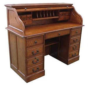 Amazon.com: Chelsea Home 54 in. Mylan Roll Top Desk in Burnished