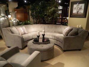 Circular Sectional Sofa | New Gray Silver Round Sectional. I loved