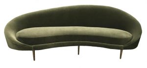 Round Sofa - Modern Couch - Mid-Century Modern Sofa