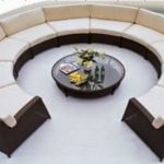 Round sofas designs: unique living room furniture design
